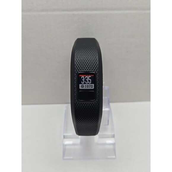 Garmin Vivofit 3 Activity Tracker Black Move IQ 5 ATM New Battery Bluetooth - Picture 1 of 12